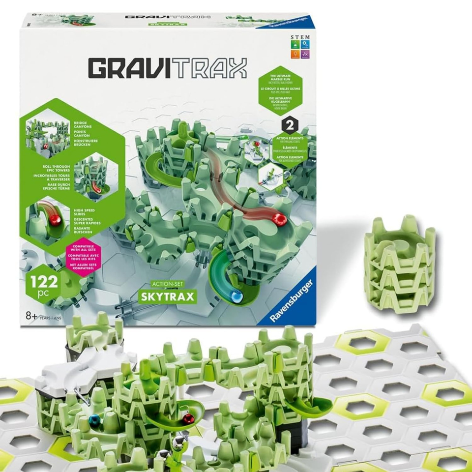 Ravensburger GraviTrax pista di biglie Skytrax 122 pezzi