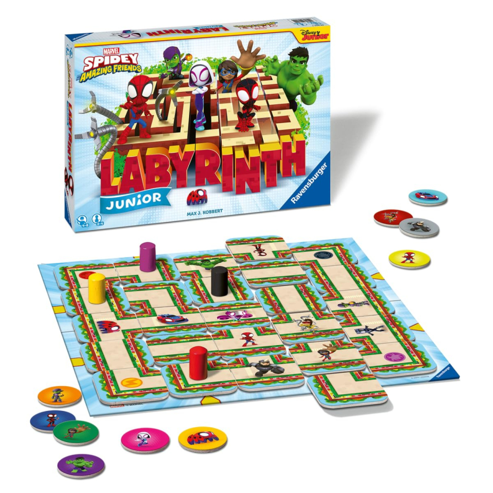 Ravensburger Labirinto Spidey gioco da tavolo dai 4 anni