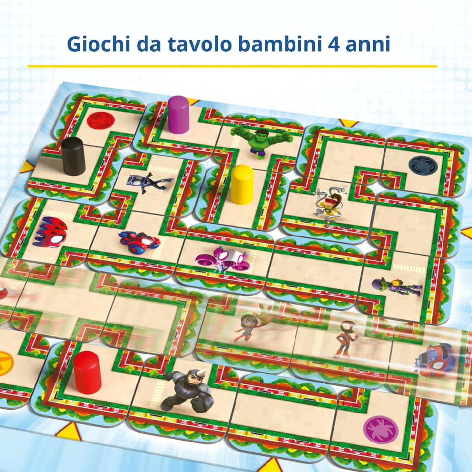 Ravensburger Labirinto Spidey gioco da tavolo dai 4 anni