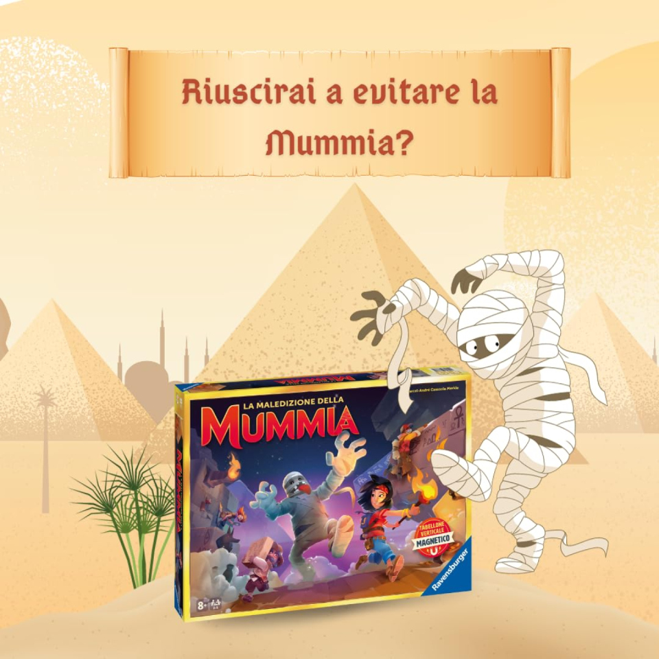 Ravensburger La Maledizione della Mummia gioco da tavolo