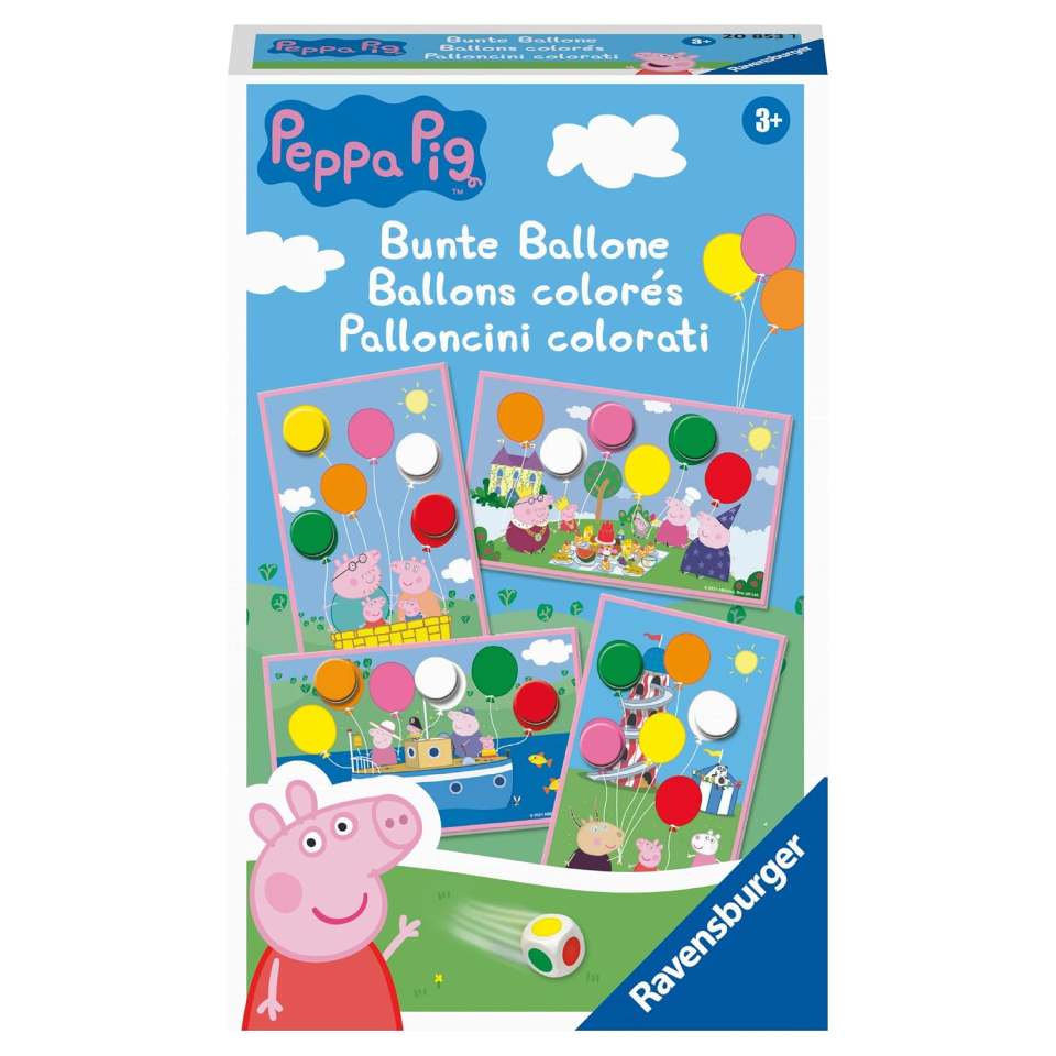 Ravensburger Peppa Pig gioco da viaggio dai 3 anni