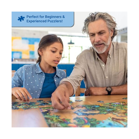 Ravensburger Puzzle XXL Mappa del Mondo – 100 Pezzi da 6 Anni