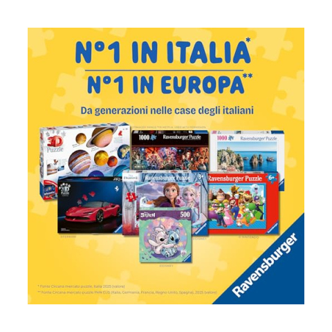 Ravensburger Puzzle XXL Mappa del Mondo – 100 Pezzi da 6 Anni