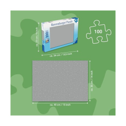 Ravensburger Puzzle XXL Mappa del Mondo – 100 Pezzi da 6 Anni