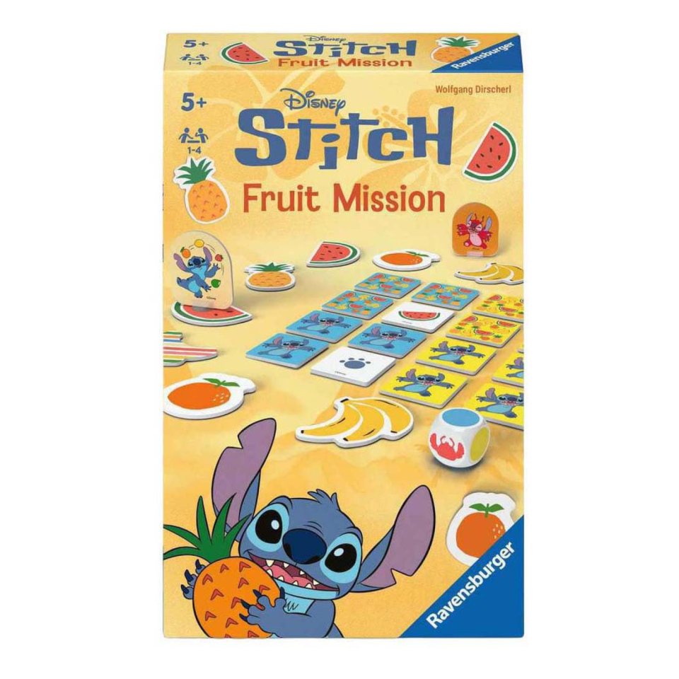 Ravensburger Stitch gioco da viaggio Fruit Mission