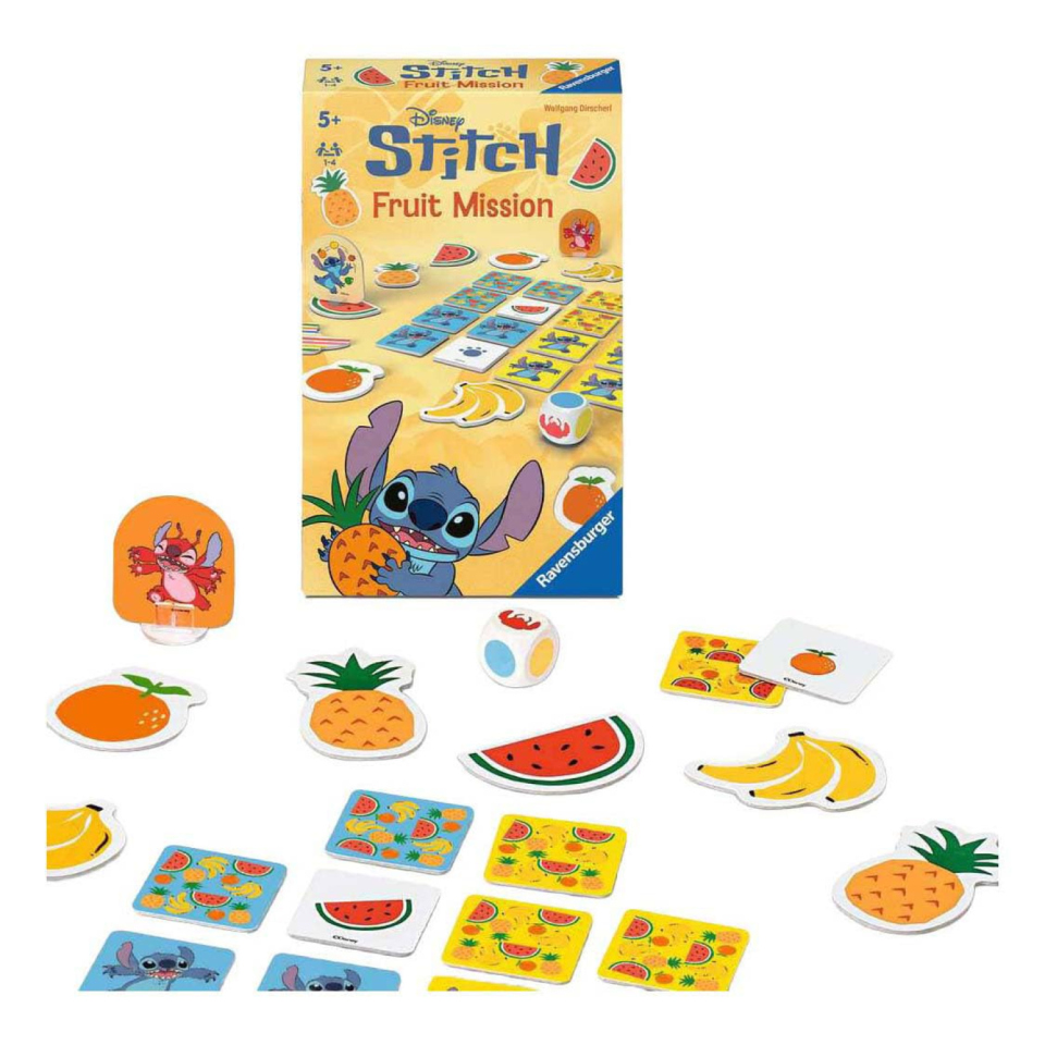 Ravensburger Stitch gioco da viaggio Fruit Mission