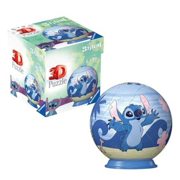Ravensburger Stitch puzzle 3D sferico da 6 anni