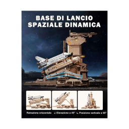 ROKR Space Shuttle LKA02 – Puzzle 3D in Legno e ABS con Lancio Motorizzato
