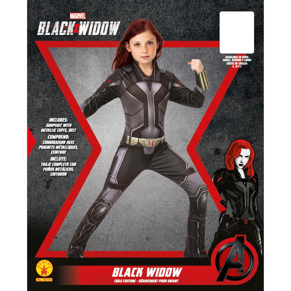 Rubie's costume Black Widow per bambini 9-10 anni