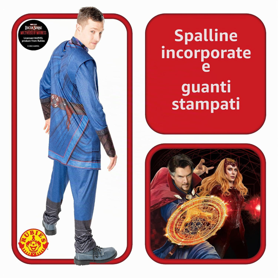 Rubie's costume Doctor Strange adulto Deluxe Marvel