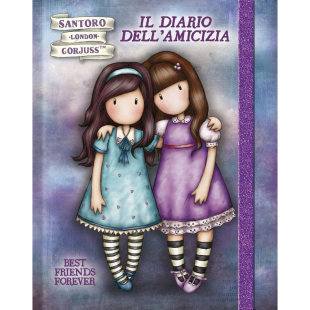 Santoro Gorjuss diario dell'amicizia con copertina rigida