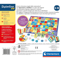 Clementoni Sapientino Aritmetica Divertente – Gioco da Tavolo Educativo