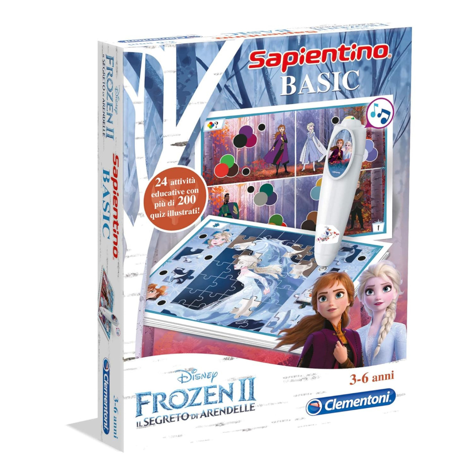 Sapientino Basic Frozen 2 – Gioco Educativo con Penna Elettronica Clementoni