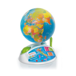 Clementoni Sapientino Esploramondo Realtà Aumentata – Mappamondo Interattivo con Penna Bluetooth
