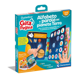 Clementoni Sapientino Girapagina – L'Alfabeto del Pianeta Terra