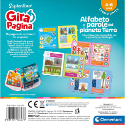 Clementoni Sapientino Girapagina – L'Alfabeto del Pianeta Terra