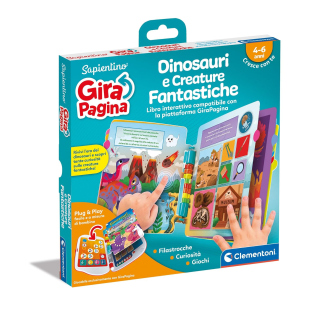 Clementoni Sapientino Girapagina – Dinosauri e Creature Fantastiche