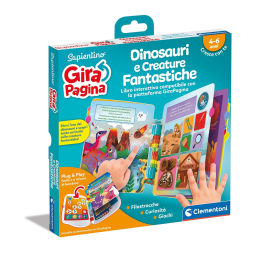 Clementoni Sapientino Girapagina – Dinosauri e Creature Fantastiche