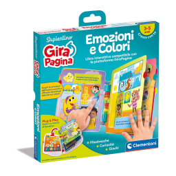 Clementoni Sapientino Girapagina Emozioni e Colori – Libro Interattivo 3-5 Anni