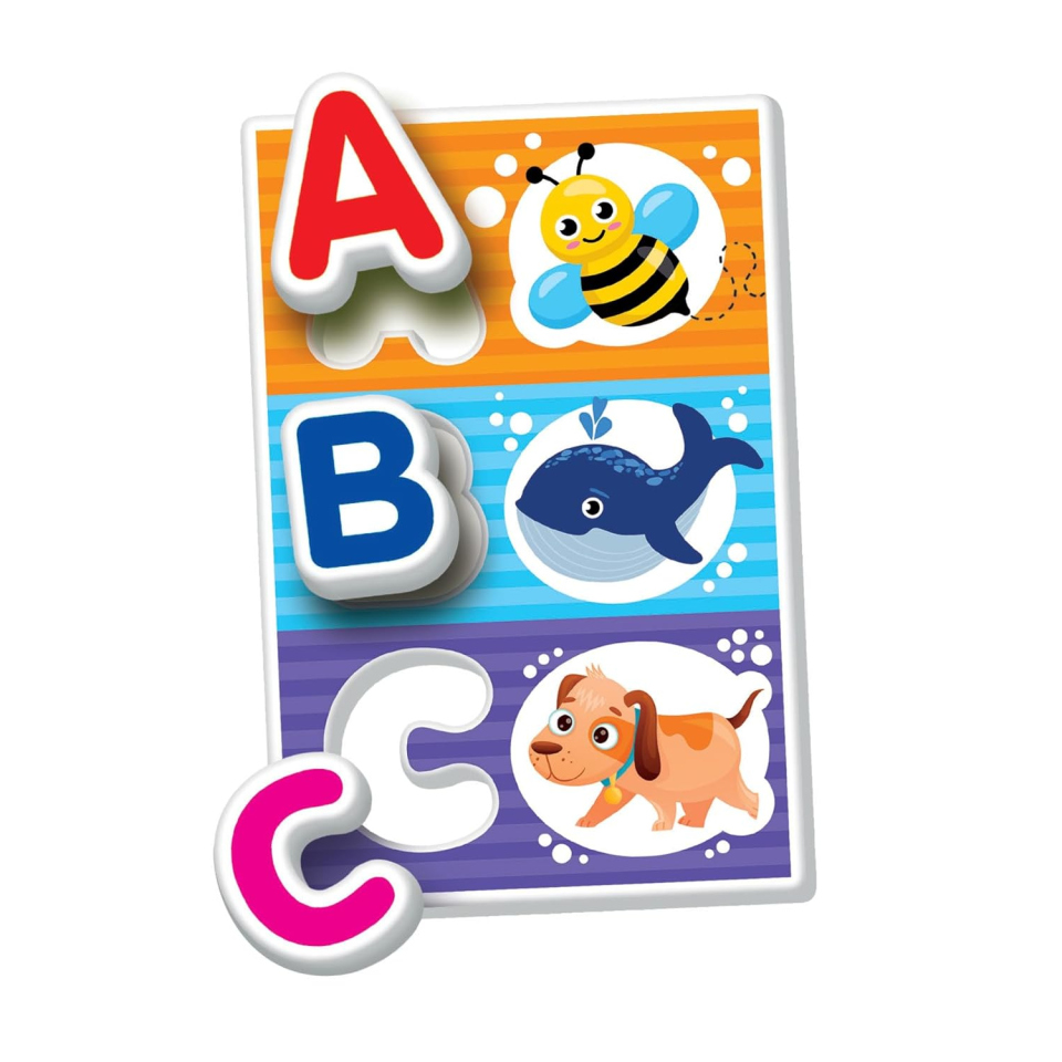 Clementoni Sapientino Le Lettere – Tessere Alfabeto per Bambini 2-4 Anni