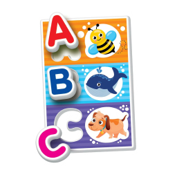 Clementoni Sapientino Le Lettere – Tessere Alfabeto per Bambini 2-4 Anni