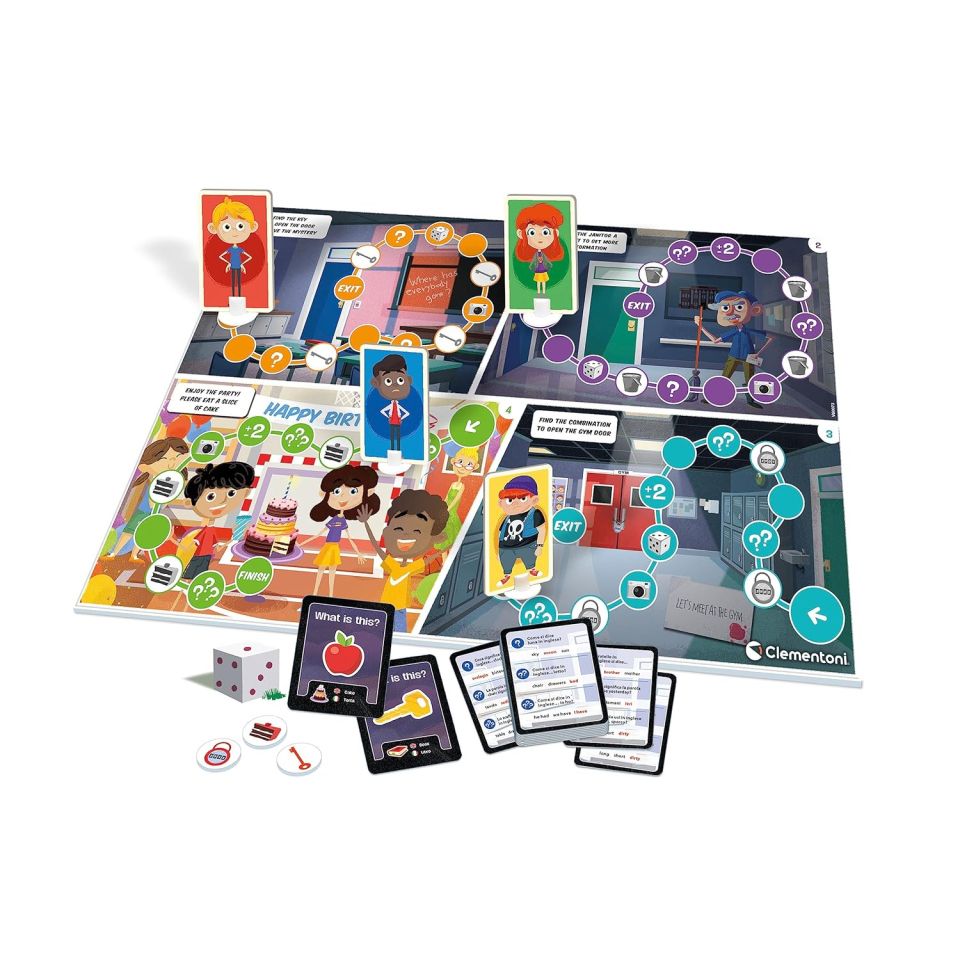 Clementoni Sapientino Mistery English – Gioco da Tavolo per Imparare l'Inglese