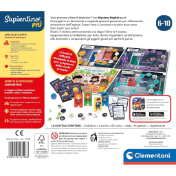 Clementoni Sapientino Mistery English – Gioco da Tavolo per Imparare l'Inglese
