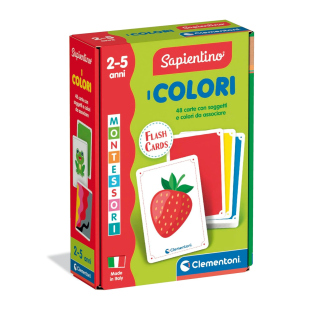 Clementoni Sapientino Montessori – Carte Colori per Bambini 2-5 Anni