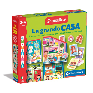 Clementoni Sapientino Montessori La Grande Casa puzzle maxi incastri 2-4 anni