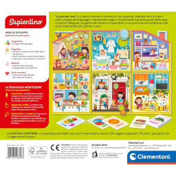 Clementoni Sapientino Montessori – La Grande Casa Educativa 2-4 Anni