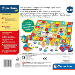 Sapientino Più Parole e Vocabolario – Gioco Educativo Clementoni
