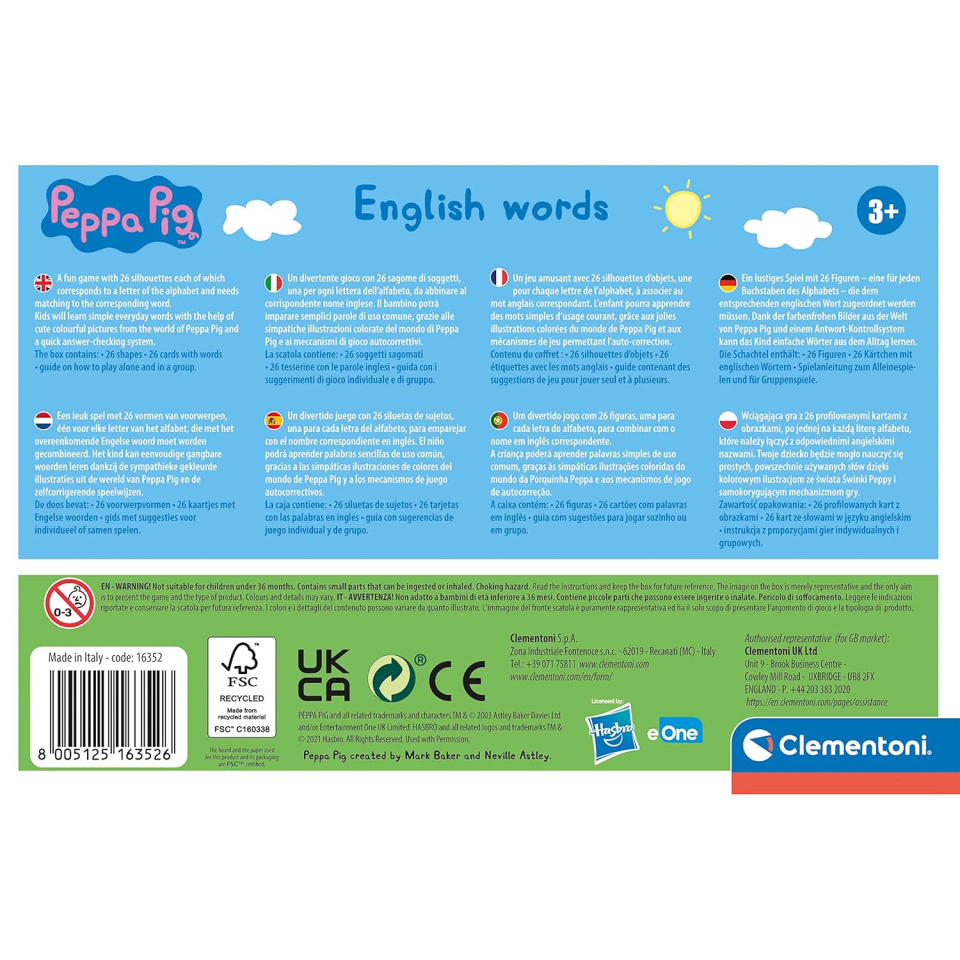 Sapientino Peppa Pig Imparo l'Inglese – Clementoni