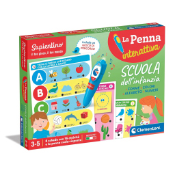 Clementoni Sapientino Scuola dell'Infanzia – Penna Interattiva Educativa 3-5 Anni