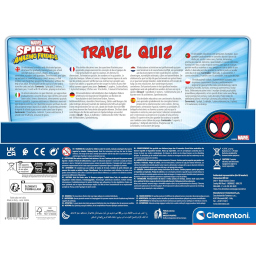 Clementoni Sapientino Travel Quiz Spidey – Penna Interattiva e Schede Educative