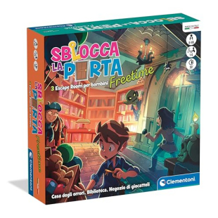 Clementoni Sblocca la Porta Freetime – Escape Room da Tavolo per Bambini