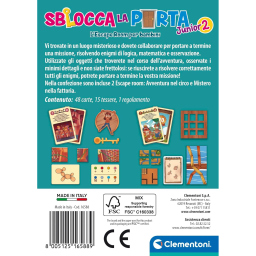 Clementoni Sblocca la Porta Junior 2 – Escape Room Circo e Fattoria