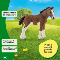 Schleich Farm World puledro Clydesdale dai 3 anni