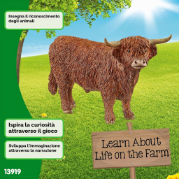 Schleich Farm World toro Highland dai 3 anni