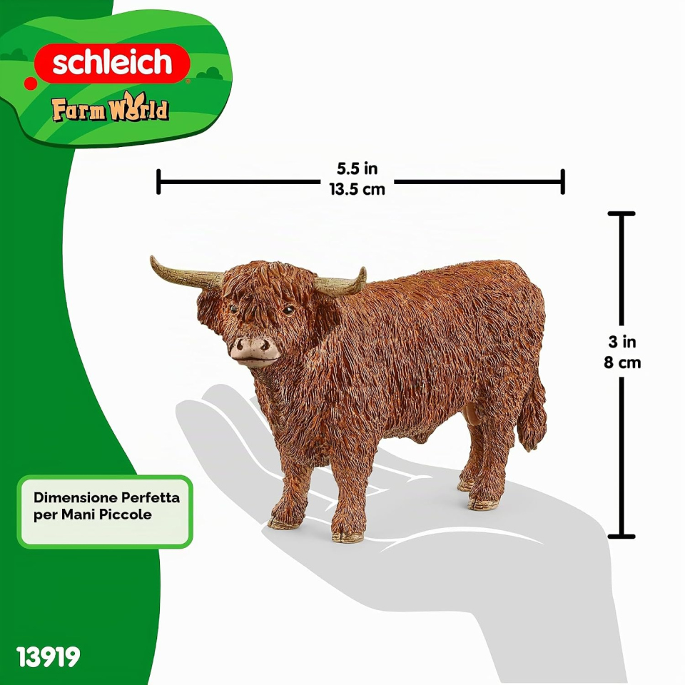 Schleich Farm World toro Highland dai 3 anni