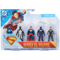 Set 5 Pupazzetti Superman DC Comics da 8 cm – Spin Master