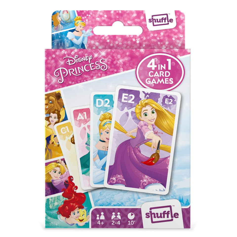 Shuffle Disney Princess gioco di carte 4 in 1