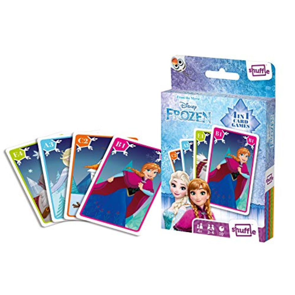 Shuffle Disney Frozen gioco di carte 4 in 1