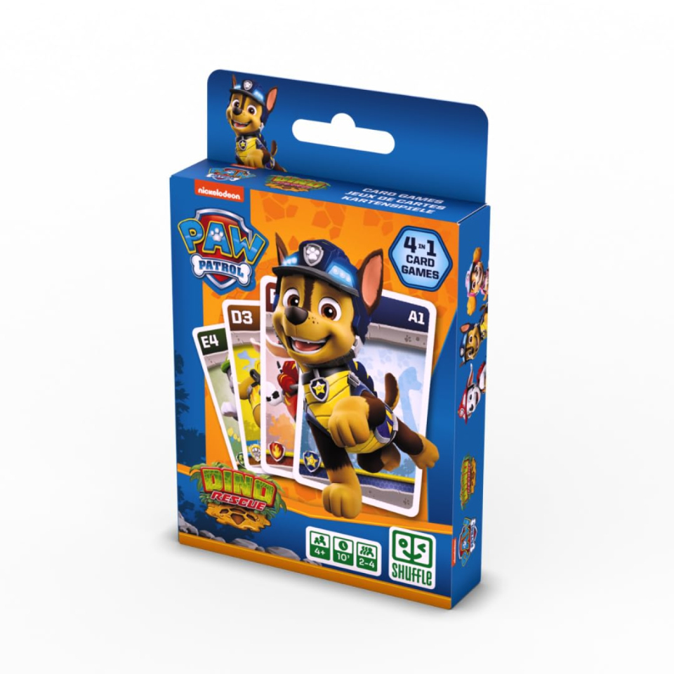Shuffle Paw Patrol carte da gioco 4 in 1