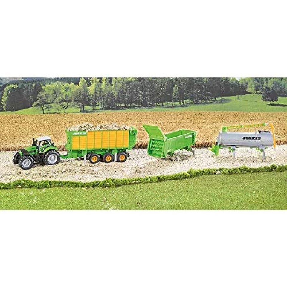 Siku Farmer trattore Deutz-Fahr con rimorchio Joskin 1:87
