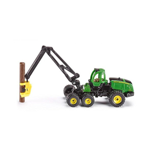 Siku 1652 Harvester John Deere – Modellino Forestale in Metallo 1:87