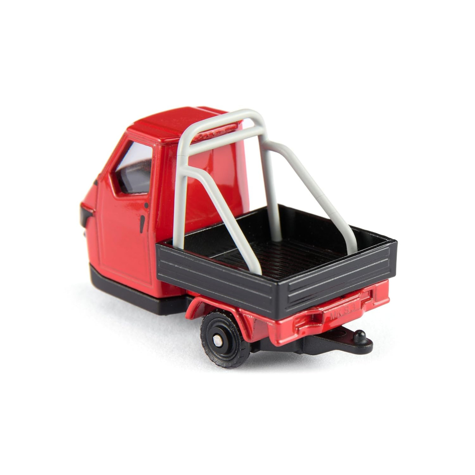 Siku Super modellino Piaggio Ape Cross rosso-nero