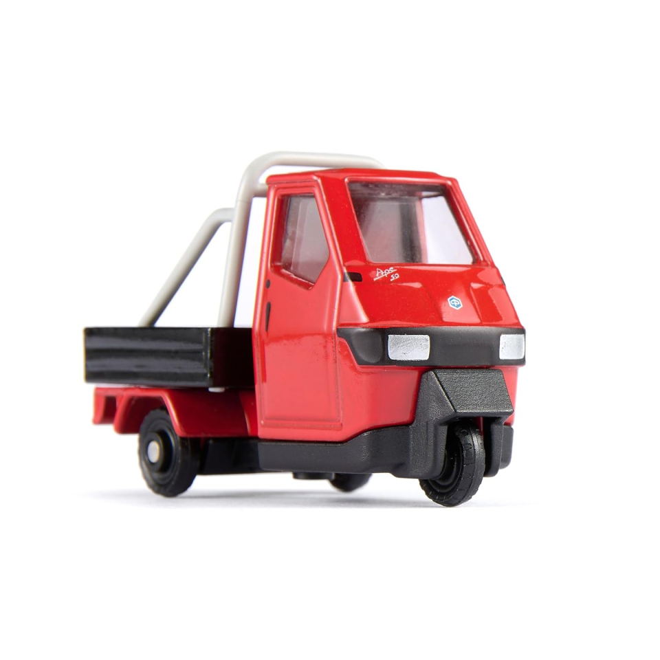 Siku Super modellino Piaggio Ape Cross rosso-nero