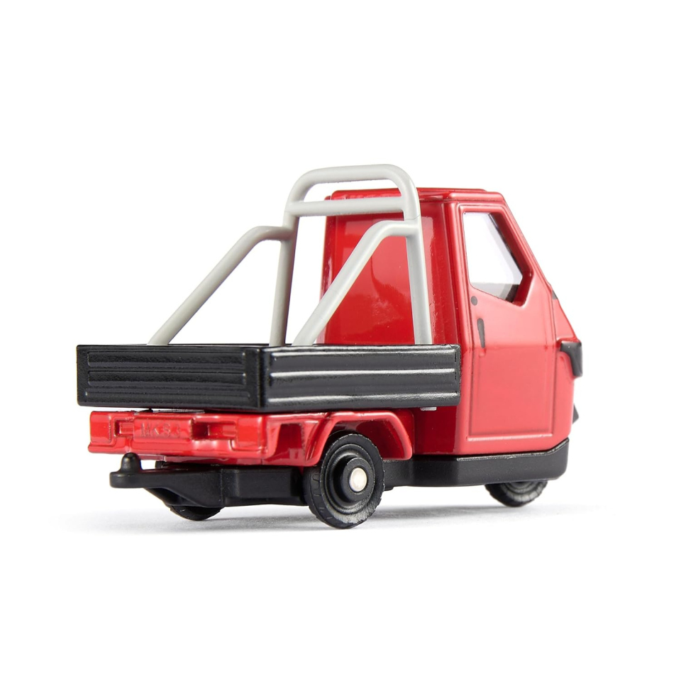 Siku Super modellino Piaggio Ape Cross rosso-nero