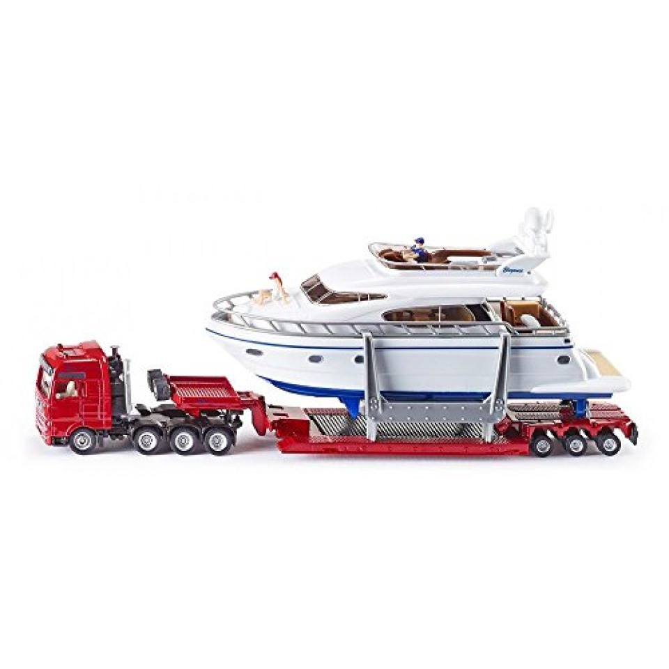 Siku Super camion trasporto yacht in scala 1:87