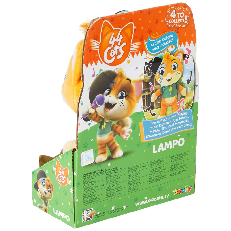Simba 44 Gatti peluche Lampo musicale 20,3 cm